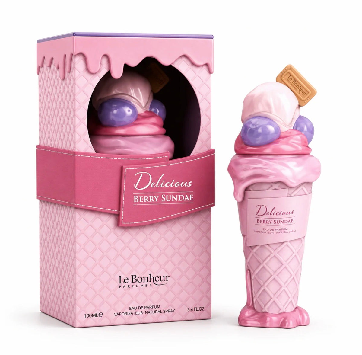 Delicious Berry Sundae by Le Bonheur Eau de Parfum 100ml – Women's Perfume