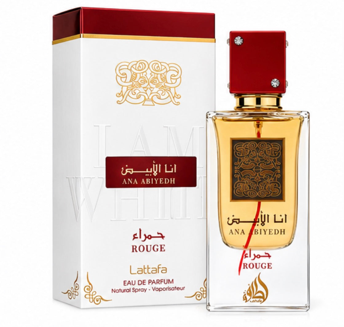 Ana Abiyedh Rouge by Lattafa Eau de Parfum 60ml
