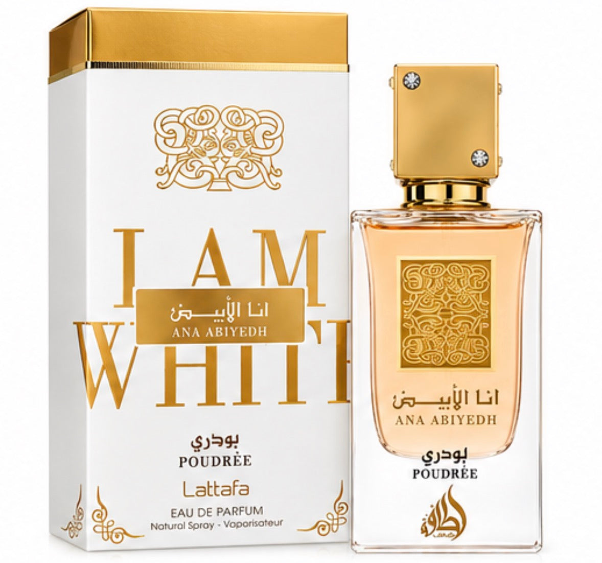 Ana Abiyedh Poudree by Lattafa Eau de Parfum 60ml