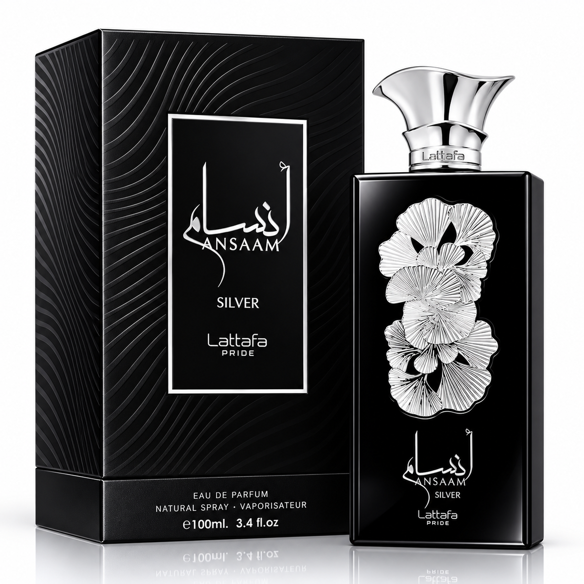 Ansaam Silver by Lattafa Eau de Parfum 100ml
